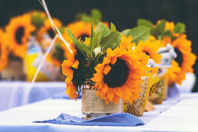 Fleur centre de table
