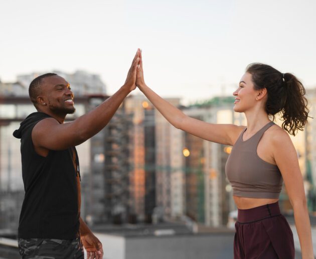 Complicite de couple et equipe gagnante