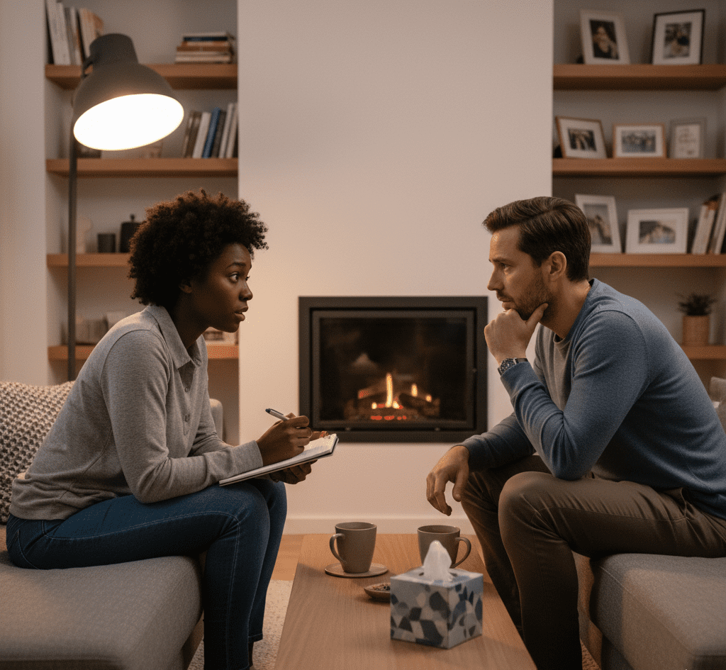 Couple mixte se posant les bonnes questions sur l'infidelite