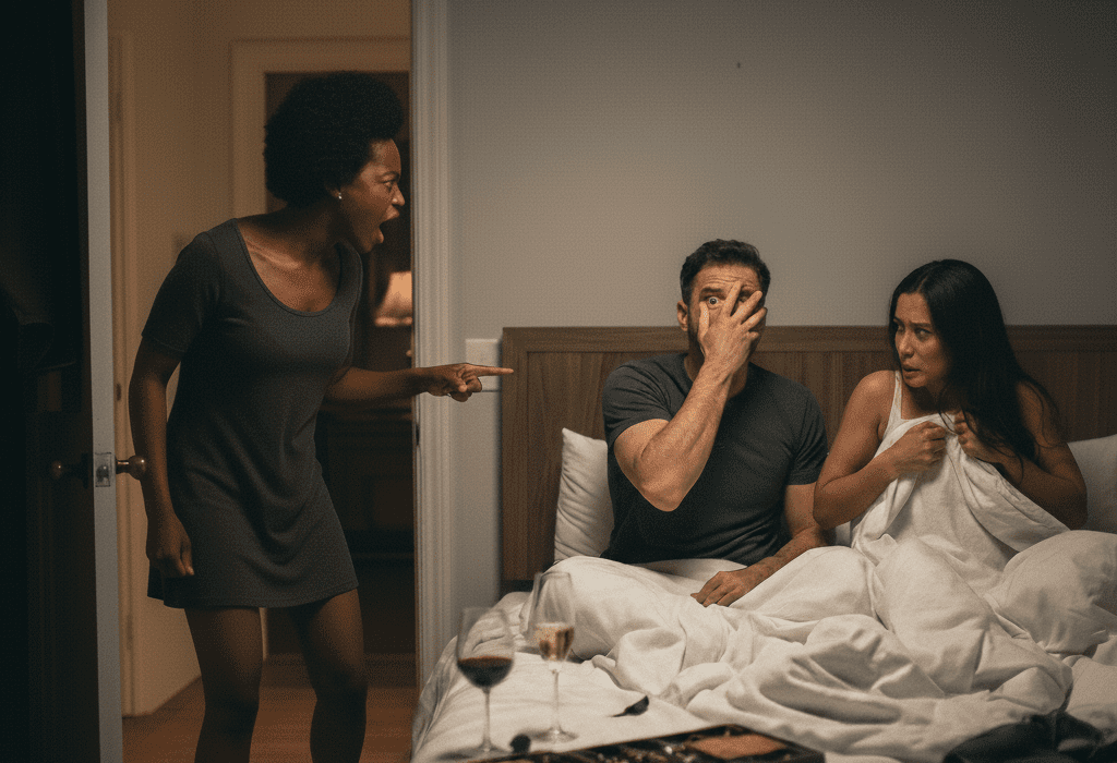 Infidelite dans le couple et flagrant deli d'adultere