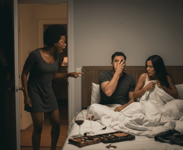 Infidelite dans le couple et flagrant deli d'adultere