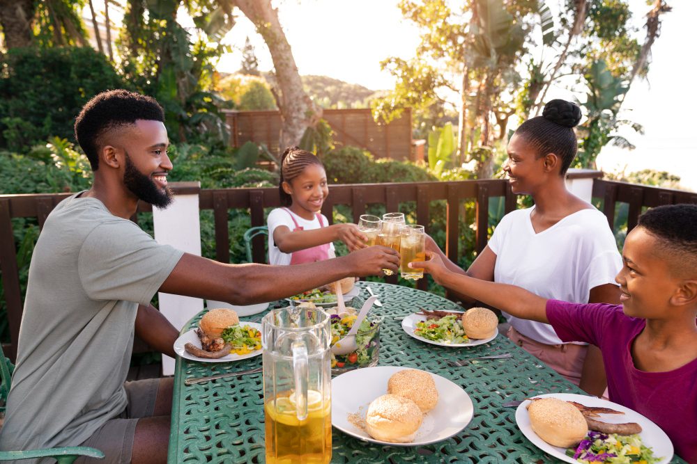 Temps de qualité en famille - sanctuaire du dîner